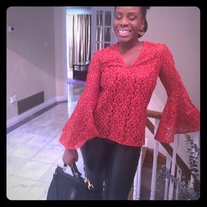 Flare sleeved Zara top